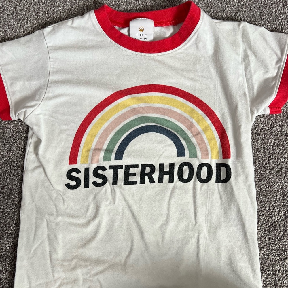 Retro Sisterhood T Shirt 7-8Y
